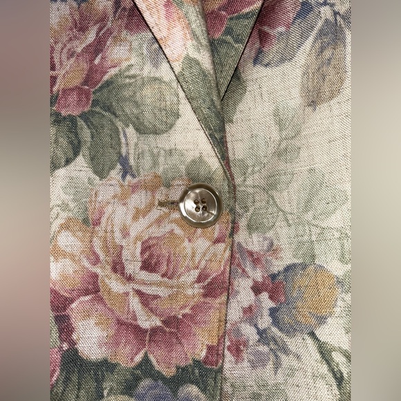 ALFRED DUNNER | Vintage Floral Blazer - Picture 5 of 6